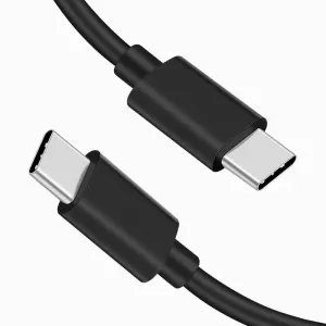 1m Black USB 2.0 to USB C Cable 60W