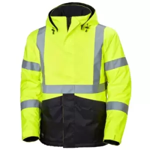 Helly Hansen Mens Alta Shell Waterproof Hi Vis Work Jacket S - Chest 36'