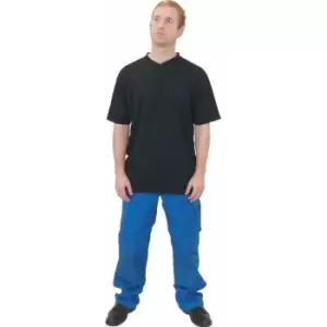 Function v Neck Large Black T-Shirt - Black - Tuffsafe