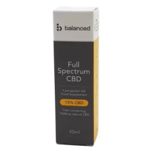 Balanced Full Spectrum CBD Oil 15% 10ml