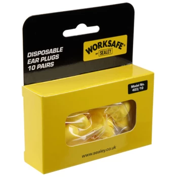 Worksafe 403/10 Ear Plugs Disposable - 10 Pairs