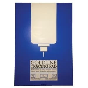 Original Goldline Professional Tracing Pad 90gsm 50 Sheets A2