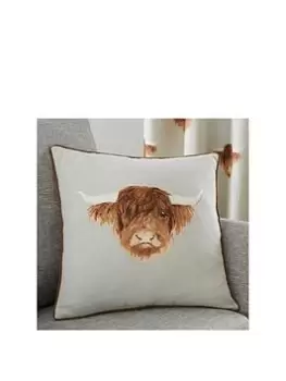 Fusion Highland Cow Filled Cushion