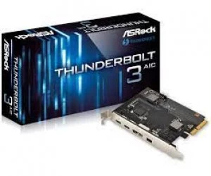 Asrock Thunderbolt 3 AIC, PCI Express, 2 x Thunderbolt 3, 1 x DisplayPort, 1 x Mini DP, TBT Header