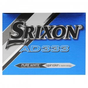 Srixon AD333 Golf Balls 12 Pack - White