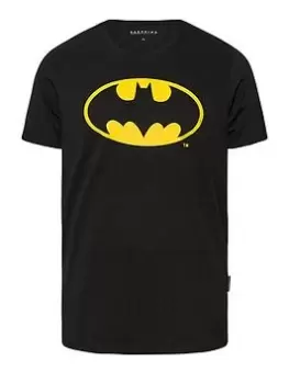 BadRhino Black Batman T-Shirt, Black, Size 3XL, Men