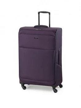 Rock Luggage Ever-Lite Large 4-Wheel Suitcase - Purple
