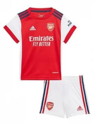 adidas Arsenal 20/21 Home Baby Mini Kit, Red, Size 3-6 Months