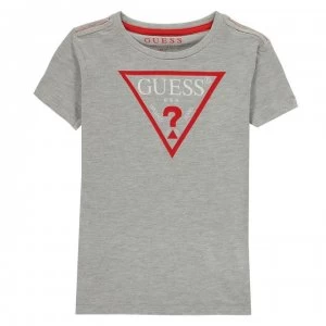Guess Boys short-sleeved T-Shirt - Grey/Red