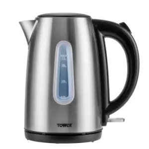 Tower T10015 Infinity 1.7L 3KW Jug Kettle - Brushed Stainless Steel