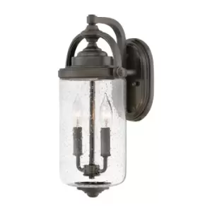 Hinkley Willoughby Outdoor Wall Lantern Oil Rubbed Bronze, IP44