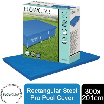 Bestway - Flowclear Rectangular Steel Pro 300 X 201cm Pool Cover