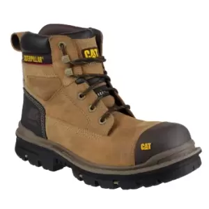 Caterpillar Gravel 6" Mens Dark Beige Safety Boots (9 UK) (Beige)
