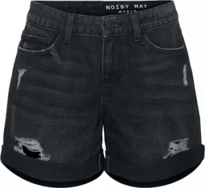 Noisy May Smiley Destroy Shorts Shorts black