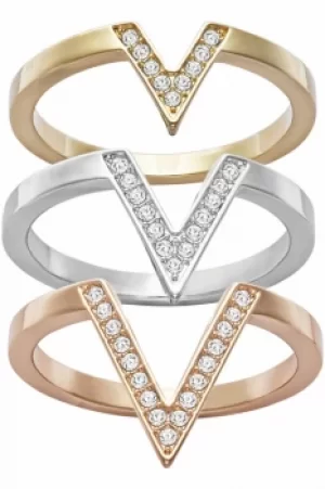 Ladies Swarovski Jewellery Delta Ring 55 5140847