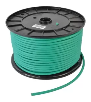 Microphone Cable Green 100 Metre Roll
