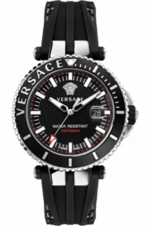 Mens Versace V-Race Diver Watch VAK010016