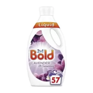 Bold 2 in 1 Lavender and Camomile Washing Liquid Gel 57 Washes 1.995L - wilko