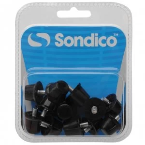 Sondico Safety Football Studs - Black/White