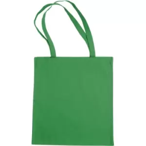 Jassz Bags "Beech" Cotton Large Handle Shopping Bag / Tote (One Size) (Dark Green) - Dark Green