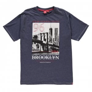 D555 Cain Brooklyn T Shirt Mens - Denim