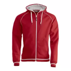 Clique Mens Gerry Hooded Jacket (M) (Red)