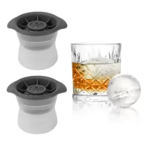 Silicone Ice Ball Makers - Set of 2 Pukkr