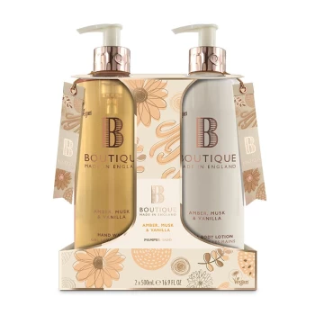Boutique Amber, Musk & Vanilla Hand Care Duo