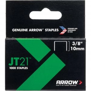 Arrow Staples for JT21 T27 Staple Guns 10mm Pack of 1000