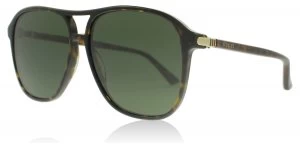 Gucci 0016S Sunglasses Havana 007 Polariserade 58mm