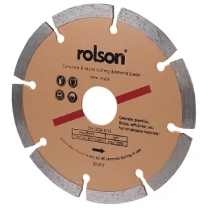 Rolson 24394 115mm Diamond Tipped Blade