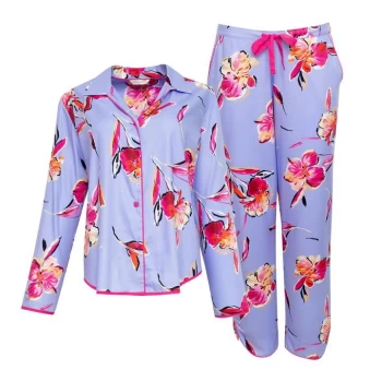 Cyberjammies Carrie Floral Pyjama Set - Floral Lilac
