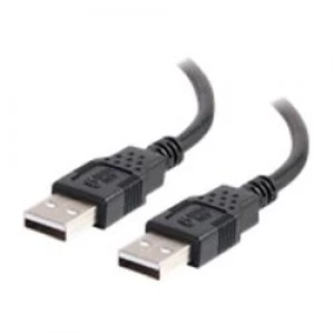 C2G 1m USB A Male to A Male Cable - Black