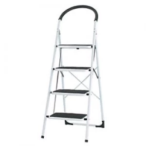GPC Ladder 4 Steps White Capacity: 150 kg