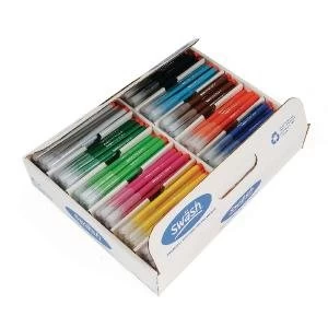 Swash KOMFIGRIP Colouring Pen Fine Tip Assorted Pack of 300 TC300F