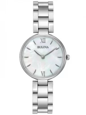 Bulova Ladies Classic Stainless Steel Mother Of Pearl Dial...