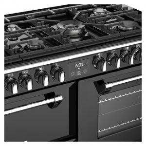Stoves 444444466 Richmond S1100DF 110cm Dual Fuel Range Cooker in Blac