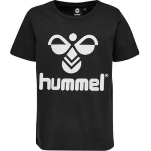 Hummel Short Sleeve Logo Tee Junior Boys - Black