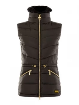 Barbour Chevron Quilted Victory Gilet Black
