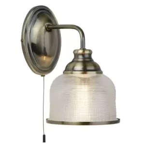 Searchlight Lighting - Searchlight Bistro - 1 Light Indoor Wall Light Antique Brass, E27