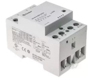 Finder, 24 V ac, 24V dc Coil Non-Latching Relay 4NO, 63A Switching Current DIN Rail, 4 Pole, 22.64.0.024.4310