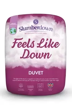 Slumberdown Feels Like Down Single Duvet 13.5 Tog - wilko