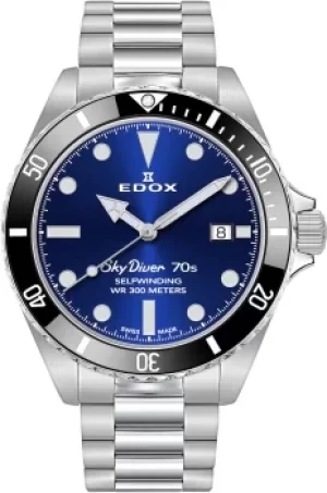 Edox Watch Skydiver 70's Automatic 3 Hands
