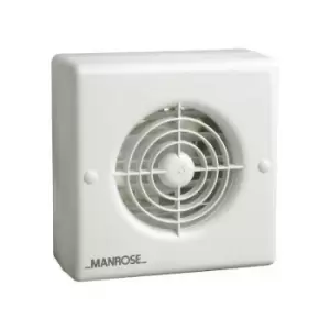 Manrose 100mm Axial Extractor Fan with Humidity Control & Pullcord