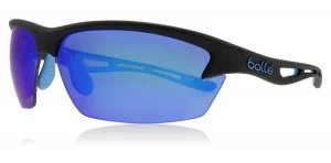 Bolle Bolt Sunglasses Matte Black Blue Matte Black Blue 80mm