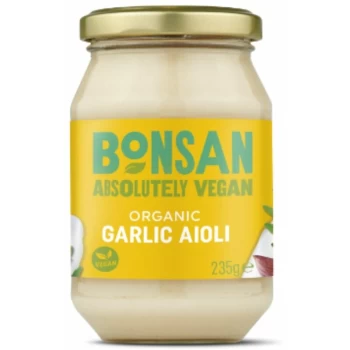 Garlic Aioli - Organic & Vegan - 235g - 95016 - Bonsan