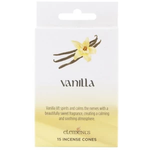 12 Packs of Elements Vanilla Incense Cones