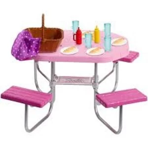 Barbie Furniture and Accessories Picnic Table Playset