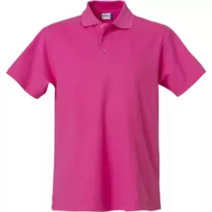 Clique Mens Basic Polo Shirt (4XL) (Bright Cerise)