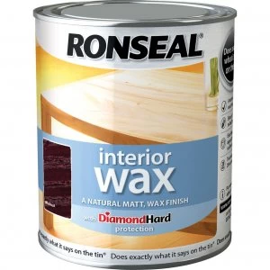 Ronseal Interior Wax Walnut 750ml